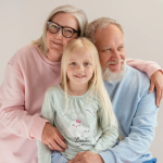 Grandparents and grandchild