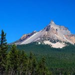 Image of Mt Thielsen. An extinct volcano in Oregon