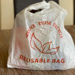 Plastic grocery bag